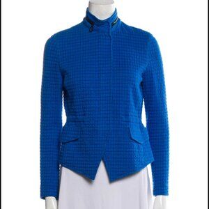 Akris Punto Blazer Blue Size Small